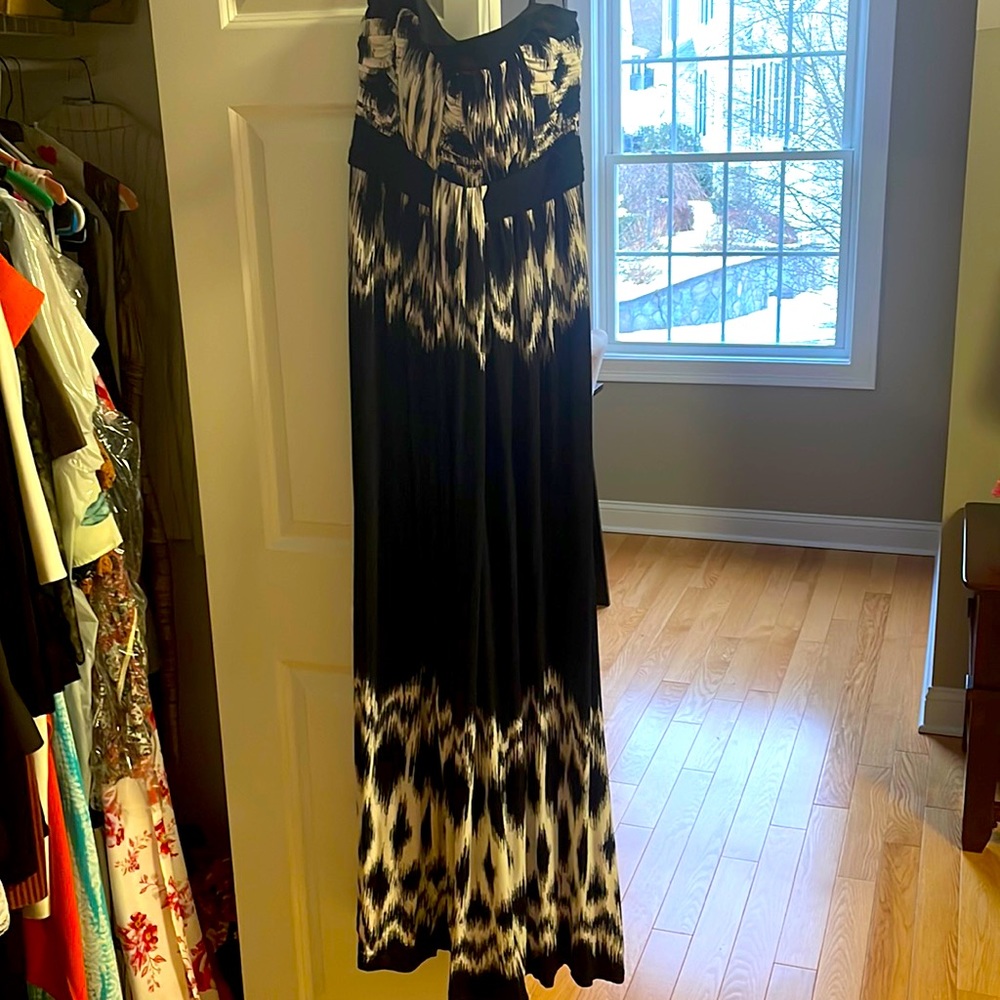 Max and Cleo from Nordstrom summer maxi strapless dress